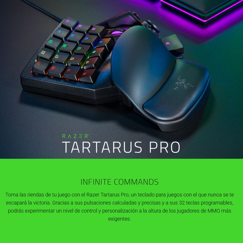 Razer Teclado Keypad Tartarus Pro Optico 32 Teclas
