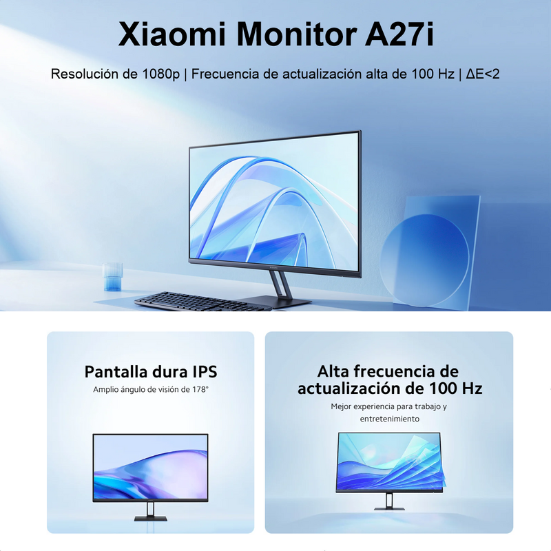 Monitor Xiaomi A24i, Pantalla Ips 7.5mm, Full Hd 1080p 100hz