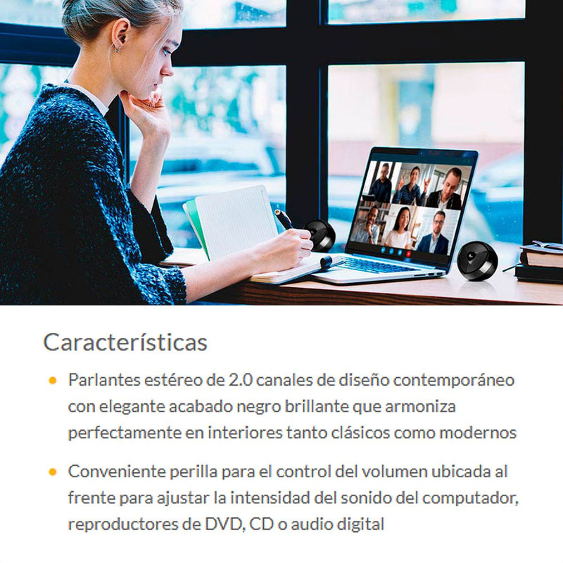 Parlante Xtech Ikonic Xts111 Estéreo Multimedia Usb / 3.5mm