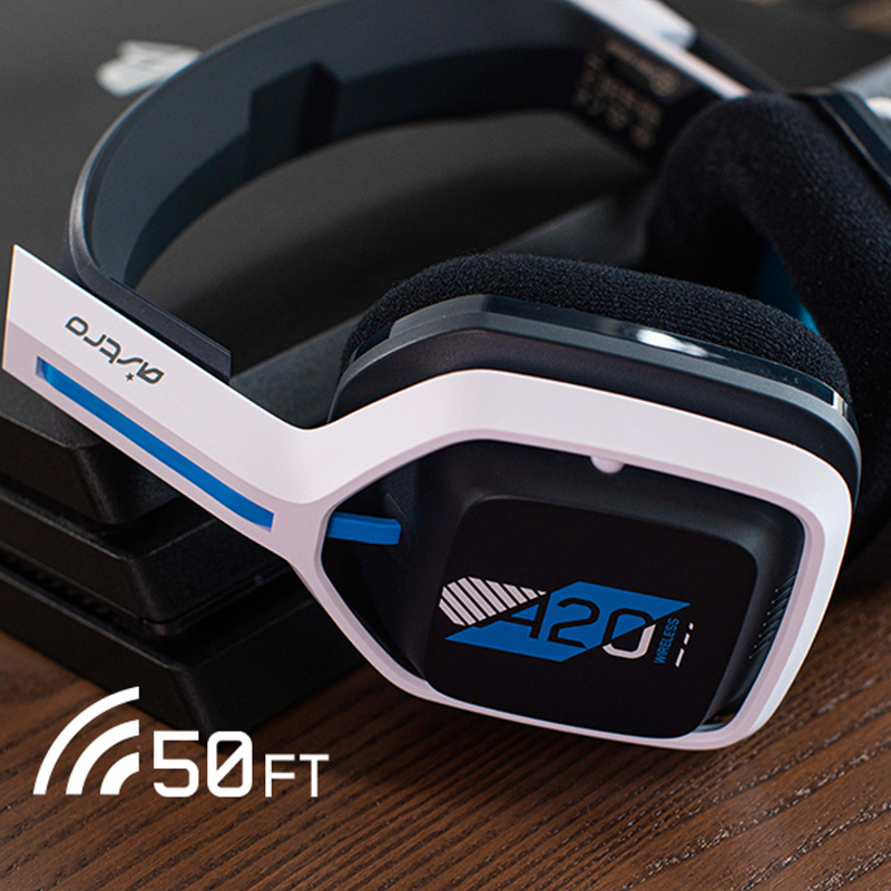Diadema Gamer Inalámbrica Astro A20, Pc/mac, Ps4, Ps5, Azul