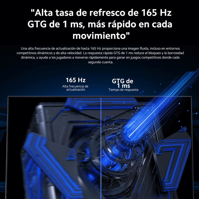 Xiaomi Gaming Monitor G27i, Panel Fast Ips, 1080p, 165hz/1ms
