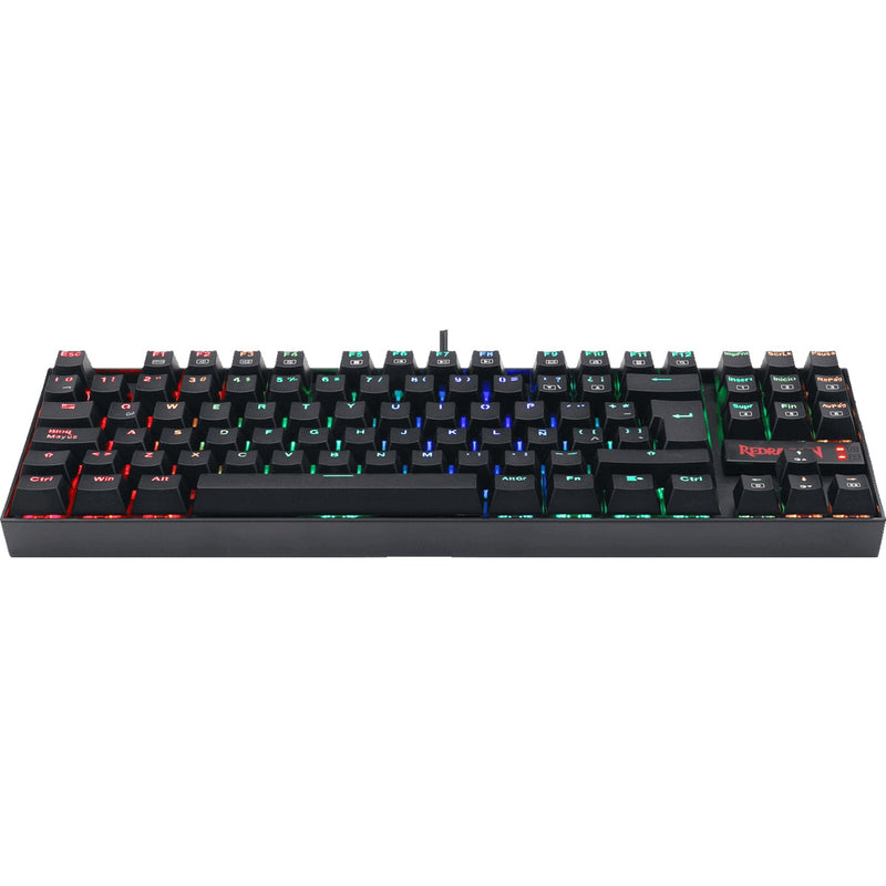 Teclado Mecánico Redragon K552rgb Kumara Negro, Switch Rojo