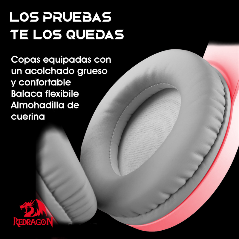 Diadema Gamer Redragon H260p Hylas Usb/3.5mm Con Micrófono