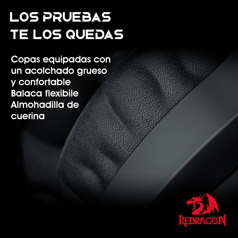 Diadema Gamer Redragon H260rgb Hylas Usb/3.5mm Con Micrófono