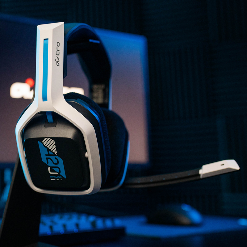 Diadema Gamer Inalámbrica Astro A20, Pc/mac, Ps4, Ps5, Azul