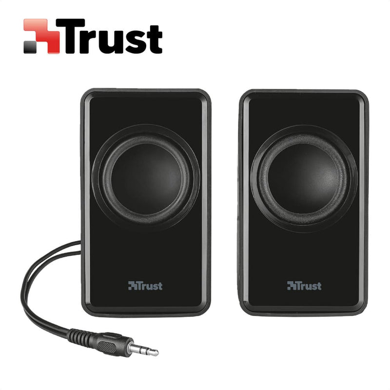 Parlantes 2.1 Trust Avora, Usb Subwoofer Set Diseño Compacto