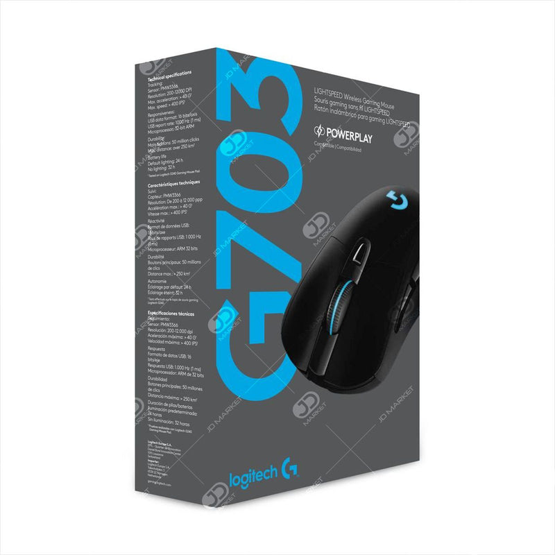 Mouse Gamer Inalámbrico Logitech G703 Lightspeed / 25.600dpi