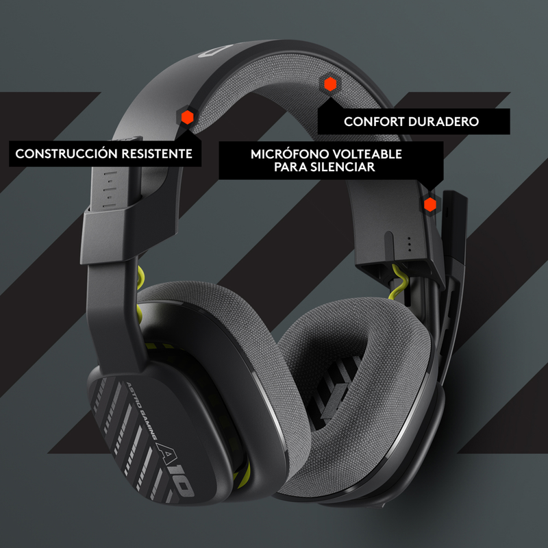 Audífonos Diadema Gamer Astro A10 Gen 2, Pc, Ps5/ps4, Negro Xbox