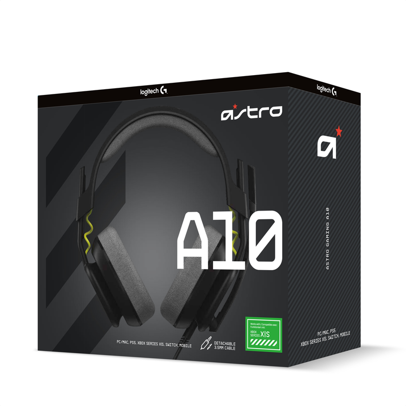 Audífonos Diadema Gamer Astro A10 Gen 2, Pc, Ps5/ps4, Negro Xbox