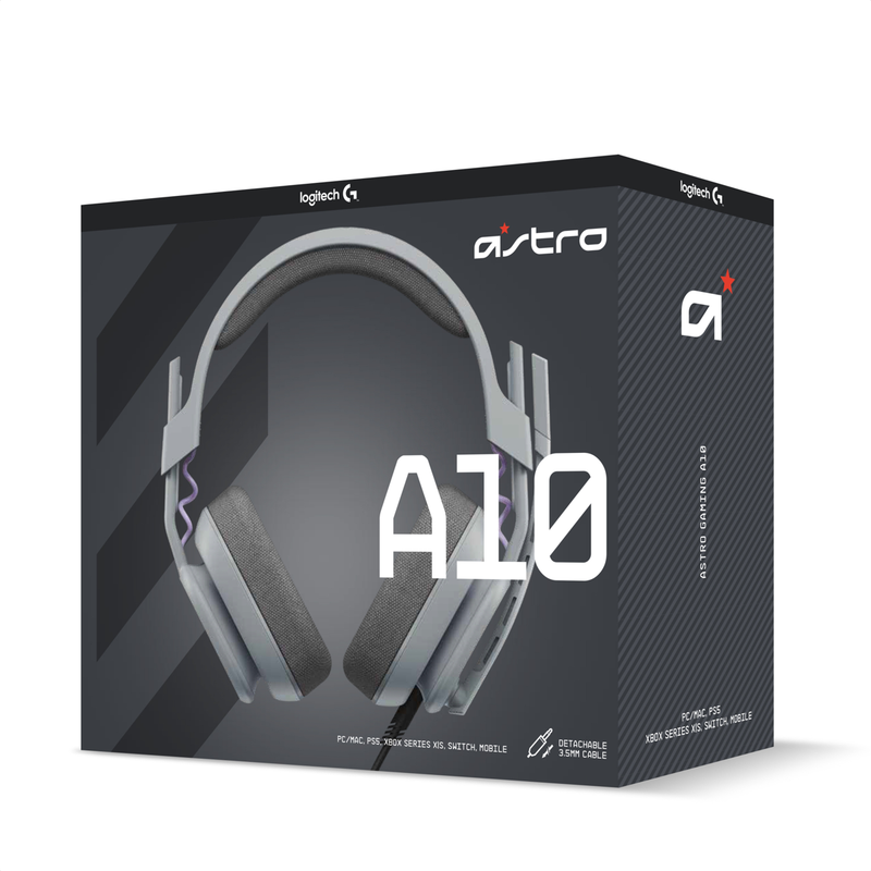 Audífonos Diadema Gamer Astro A10 Gen 2, Pc, Xbox, Ps5/ps4 Gris