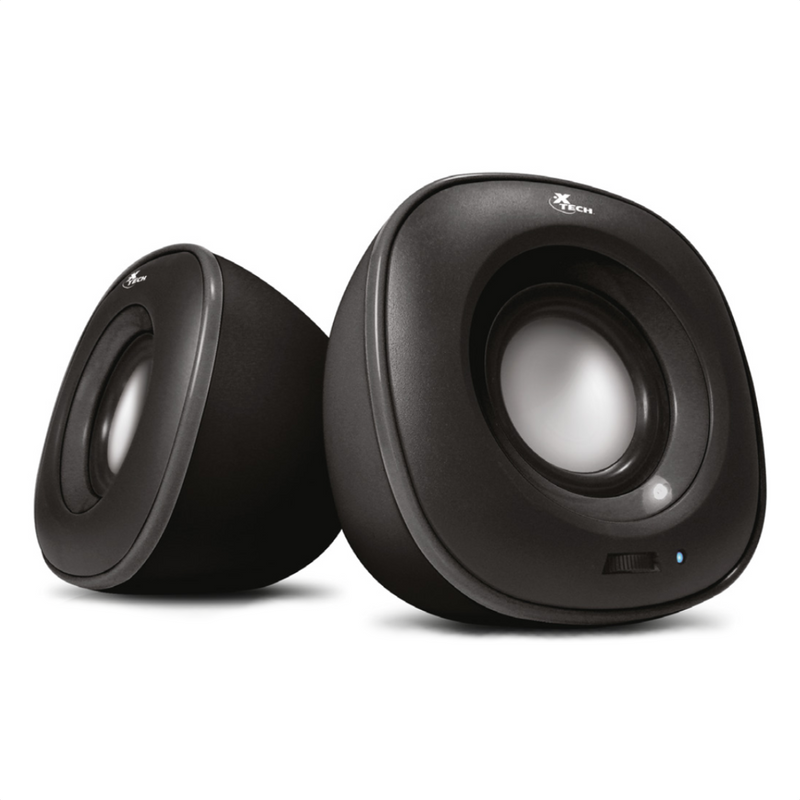 Parlantes Usb Estéreo Multimedia 2.0 Xtech Spekter Xts-115bk