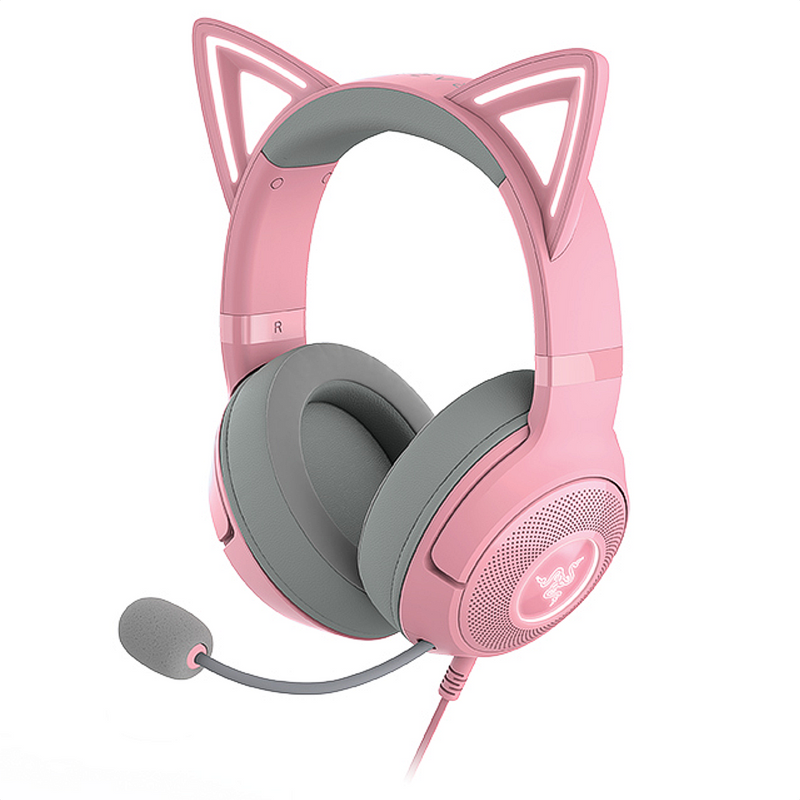 Audifonos Gamer Inalambricos Razer Kraken Kitty V2 Bt Rosa