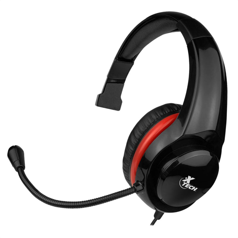 Audífonos Xtech Xth-520rd Monoaural Molten, Micrófono /3.5mm