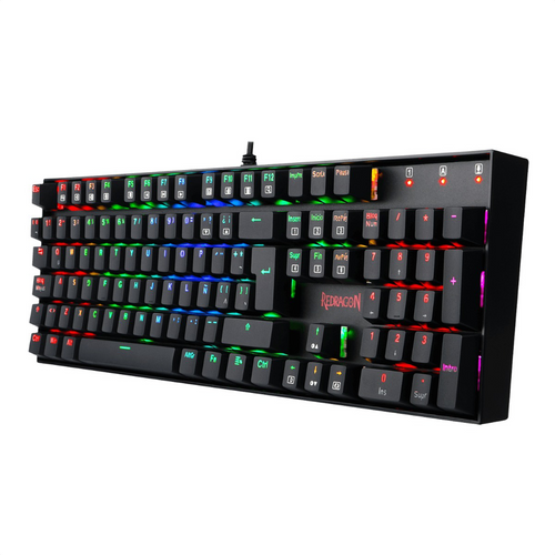 Teclado Gamer Mecánico Redragon K551 Mitra, Iluminación Rgb