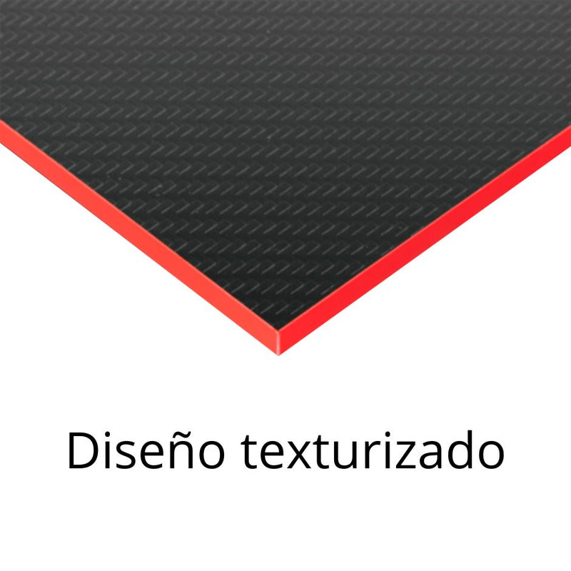 Escritorio Gamer TechGo MPCG-15 Compacto Superficie Texturizada 110cm*50cm Estantería Bolsa Organizadora