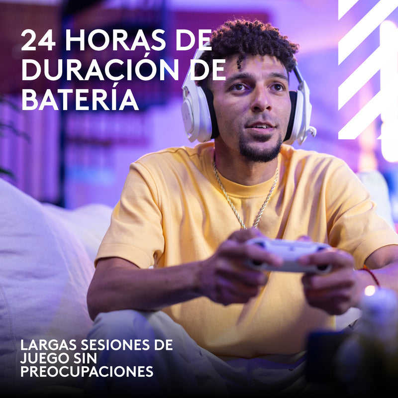 Diadema Gamer Inalámbrica + Base / Logitech Astro A50 X, Wht