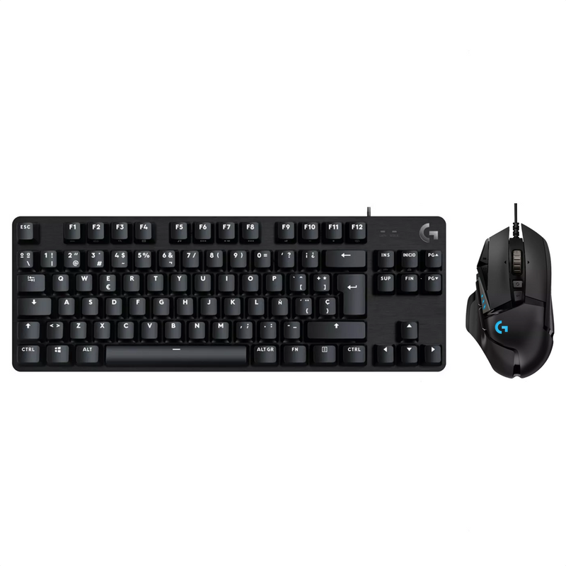 Combo Gamer Logitech G Teclado G413 Se Tkl + Mouse G502 Hero