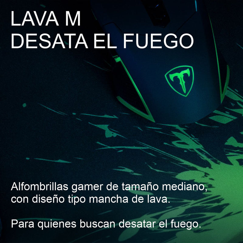 T-dagger T-tmp200 Lava M, Pad Mouse Gamer Medium 360x300x3mm