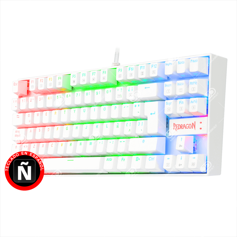 Redragon Teclado Gamer Mecánico K552w-kr Kumara, Switch Red