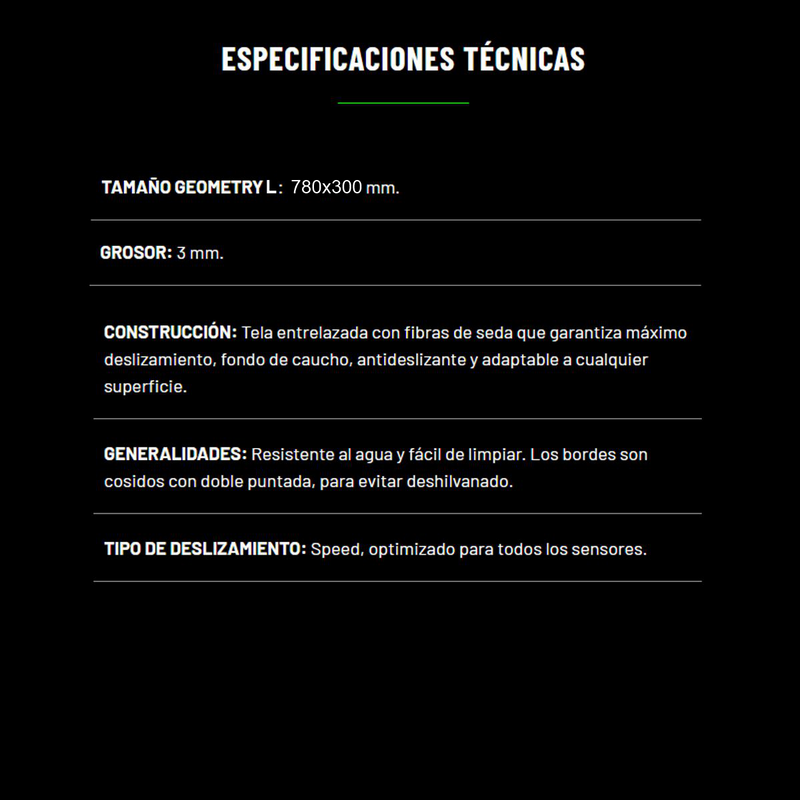 T-dagger T-tmp301 Geometry L, Pad Mouse Gamer 780x300x3mm