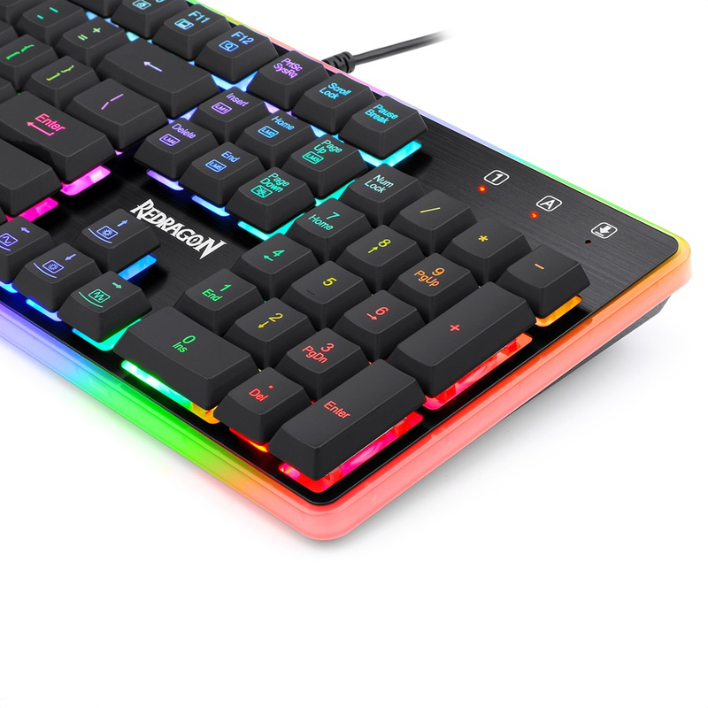 Teclado Gamer Redragon K509 Dyaus 2 Rgb / Semi-mecánico