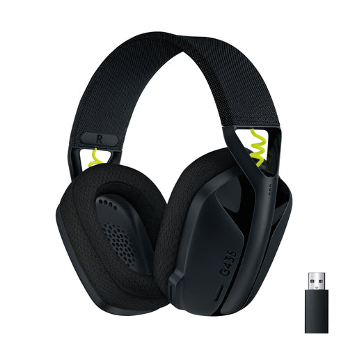 Diadema Gamer Inalámbrica + Bt, Logitech G435, Pc Ps4, Negra