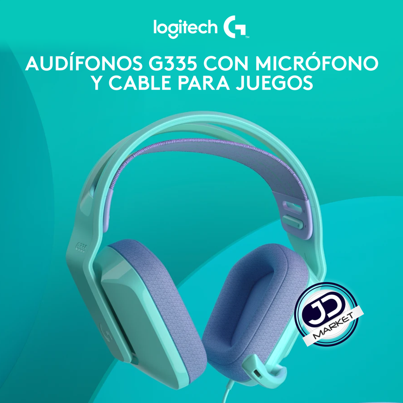 Diadema Gamer Logitech G335, Color Confort, Pc Ps5 Xbox, Mnt