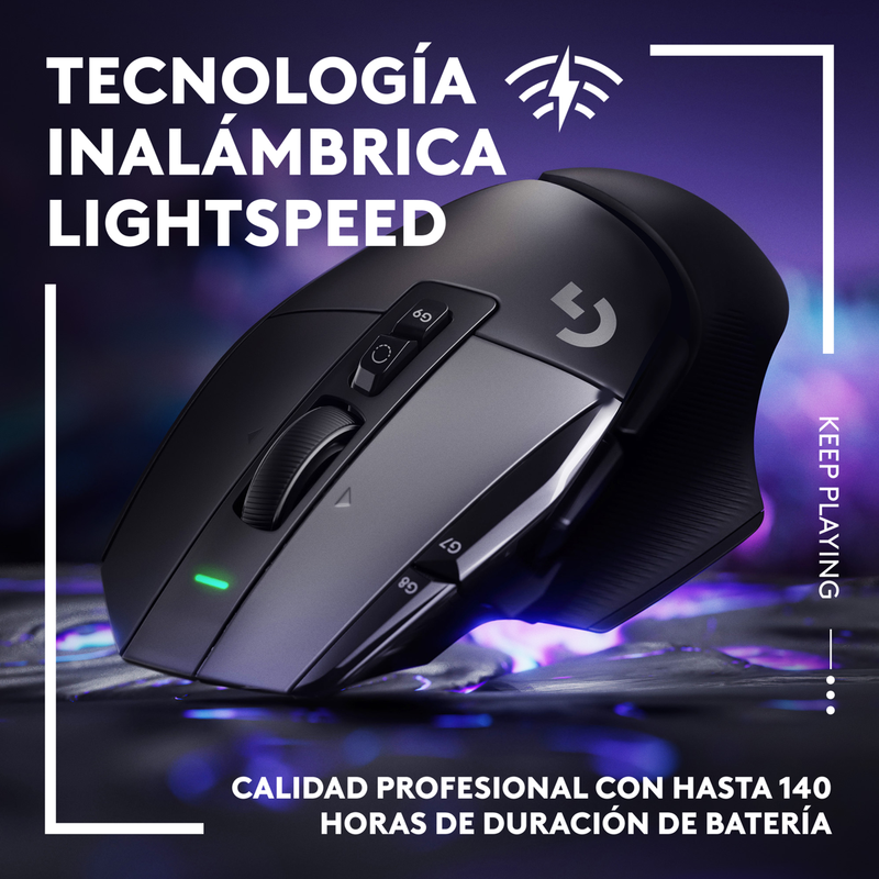 Mouse Gamer Logitech G502 X, Switches Lightforce / Hero 25k