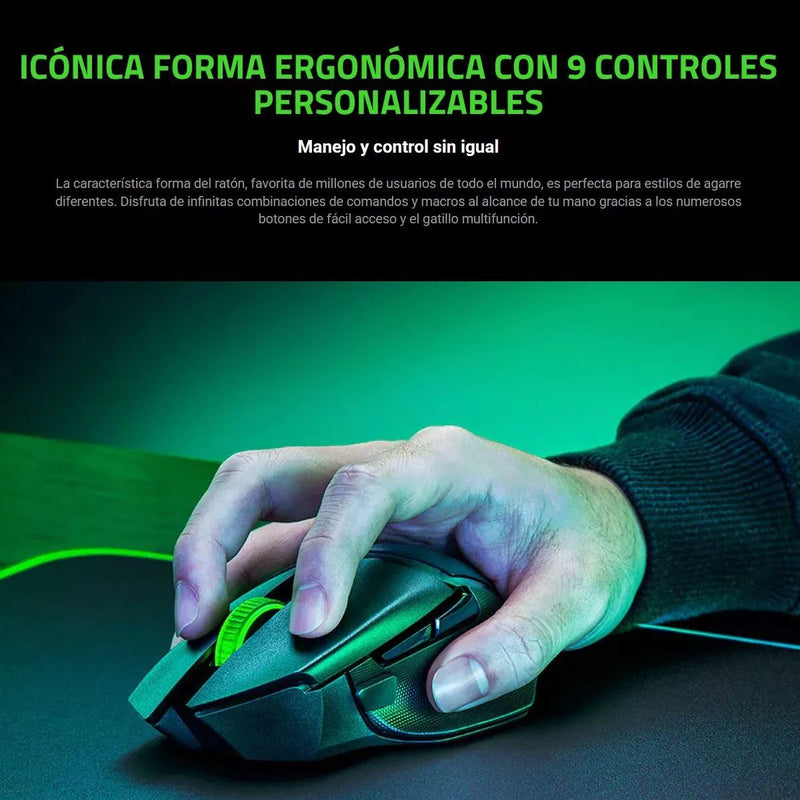 Mouse Gamer Inalámbrico Razer Basilisk V3 X Hyperspeed Rgb