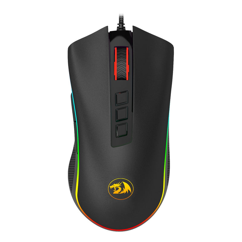 Mouse Gamer Redragon M711 Cobra Chroma, 10k Dpi, 9 Keys, Blk