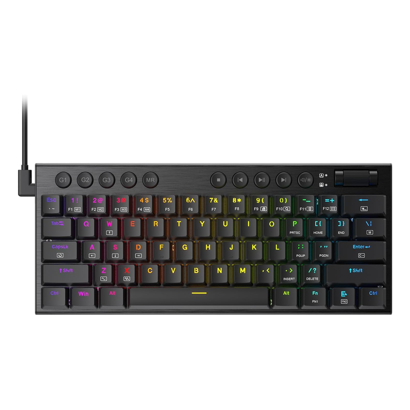 Teclado Gamer Mecánico Redragon K632 Rgb Horus Mini, Red