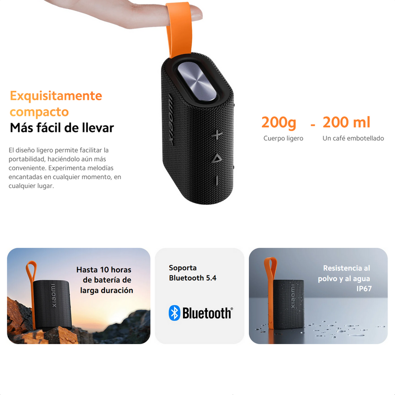 Xiaomi Sound Pocket, Parlante Inalámbrico Portátil Ip67 Tws