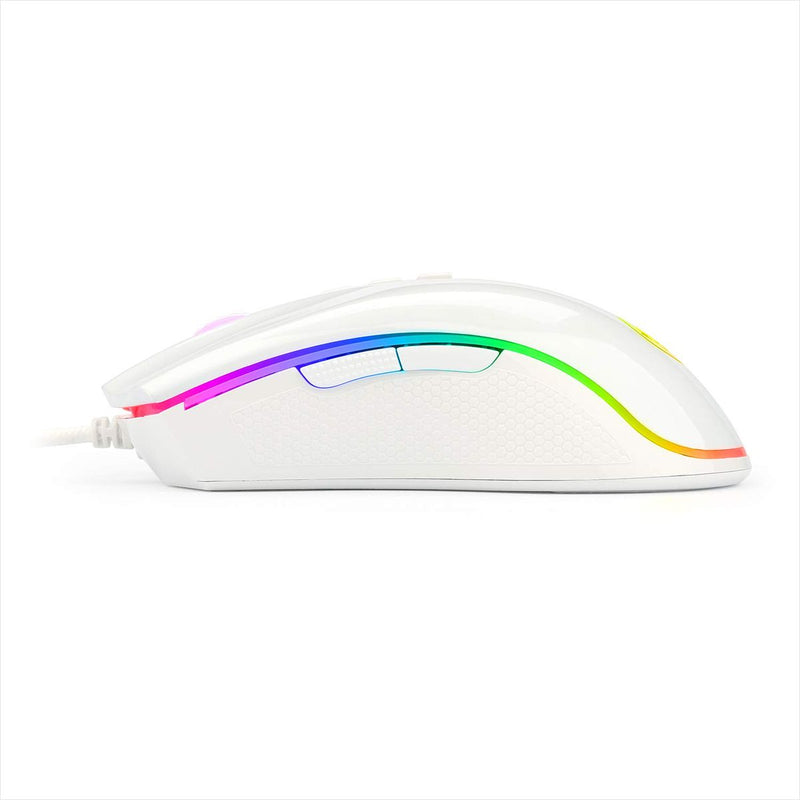 Mouse Gamer Redragon M711 Cobra Chroma, 10k Dpi, 9 Keys, Wht