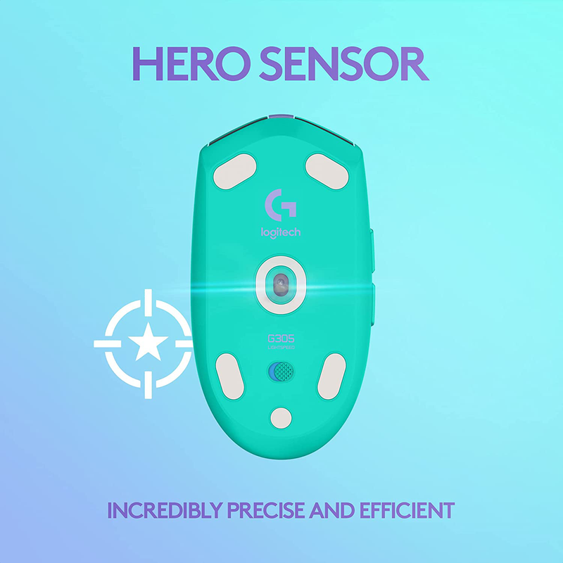 Mouse Gamer Inalámbrico Logitech G305 / 12000dpi - Mint