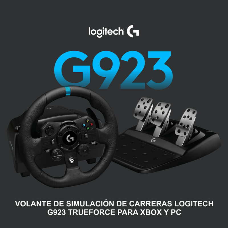 Volante Carreras Logitech G923 Trueforce, Pc / Xbox X|s One