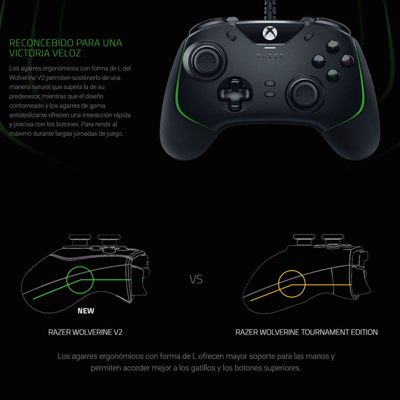 Razer Wolverine V2, Control Gamepad  Pc / Xbox