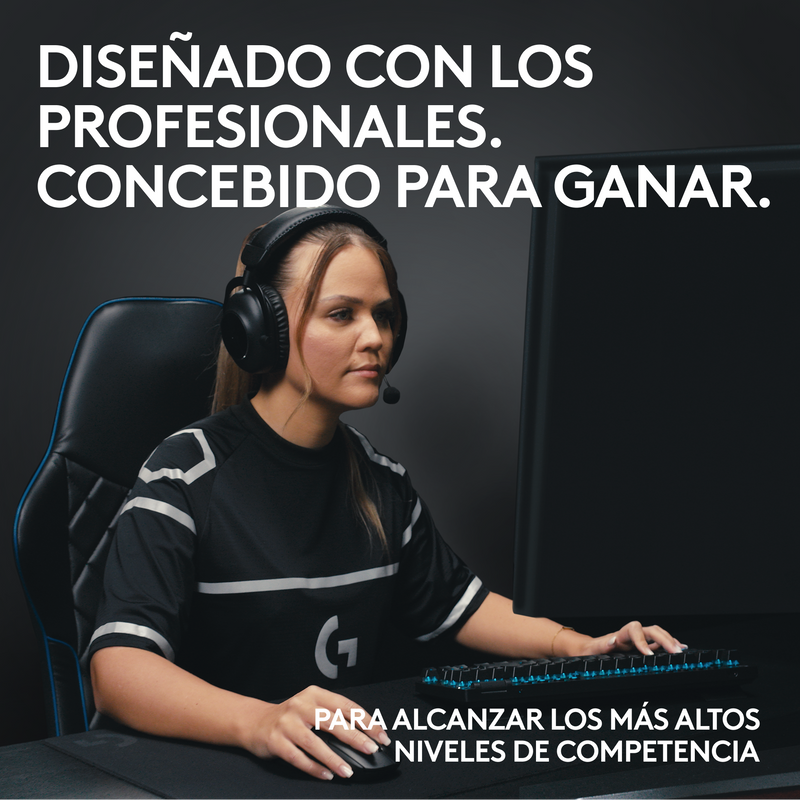 Teclado Gamer Lightspeed/bt, Logitech G Pro X Tkl / Rgb, Wht