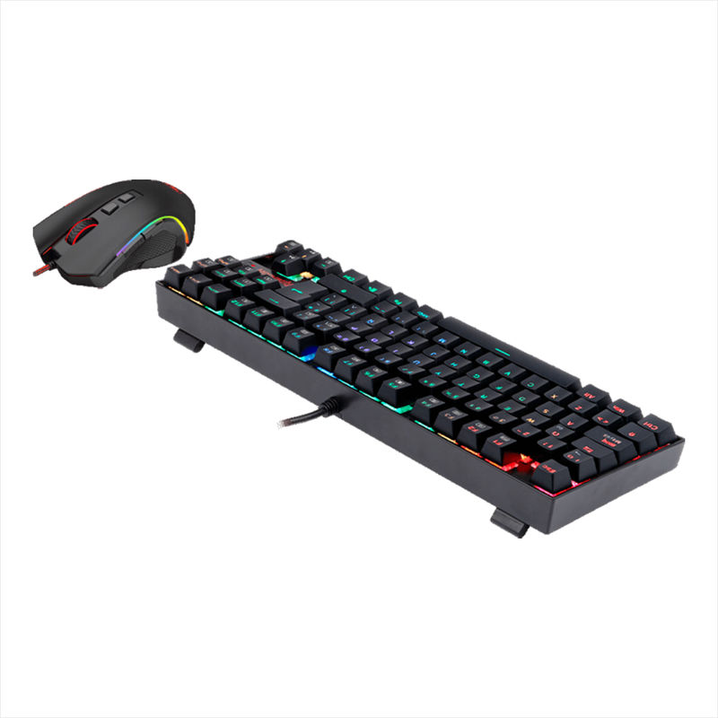 Combo Gamer Redragon: Teclado Mecánico K552rgb + Mouse M607