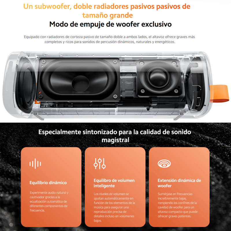 Xiaomi Sound Outdoor, Parlante Bt Portátil 30w Ip67 Tws, Azul