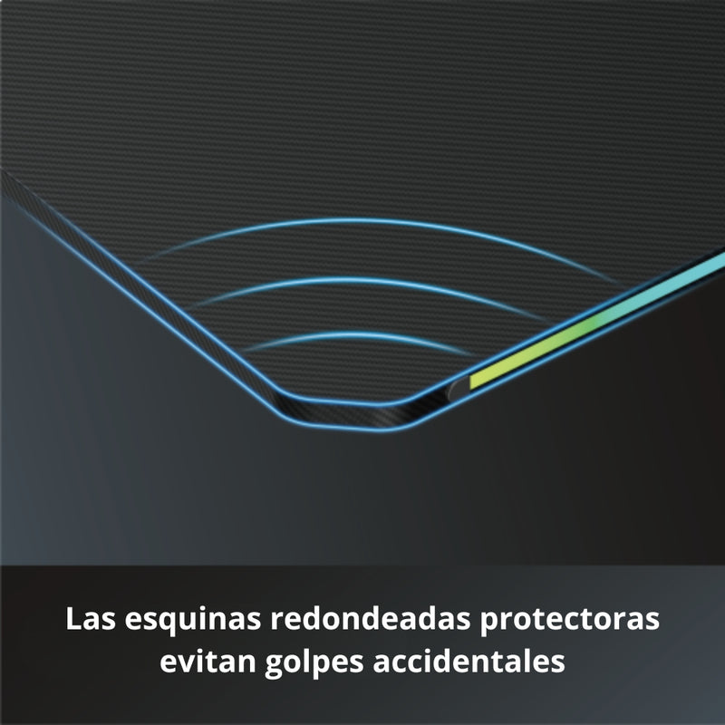 Escritorio Gamer TechGo MPCG-07 Diseño Z Superficie Texturizada 120cm*60cm Portavasos Soporte Diadema