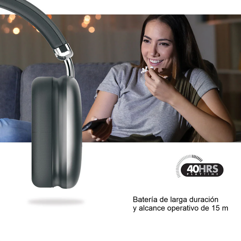 Diadema Bluetooth 5.3 Argom Tech Utimate Sound Live 40 Horas
