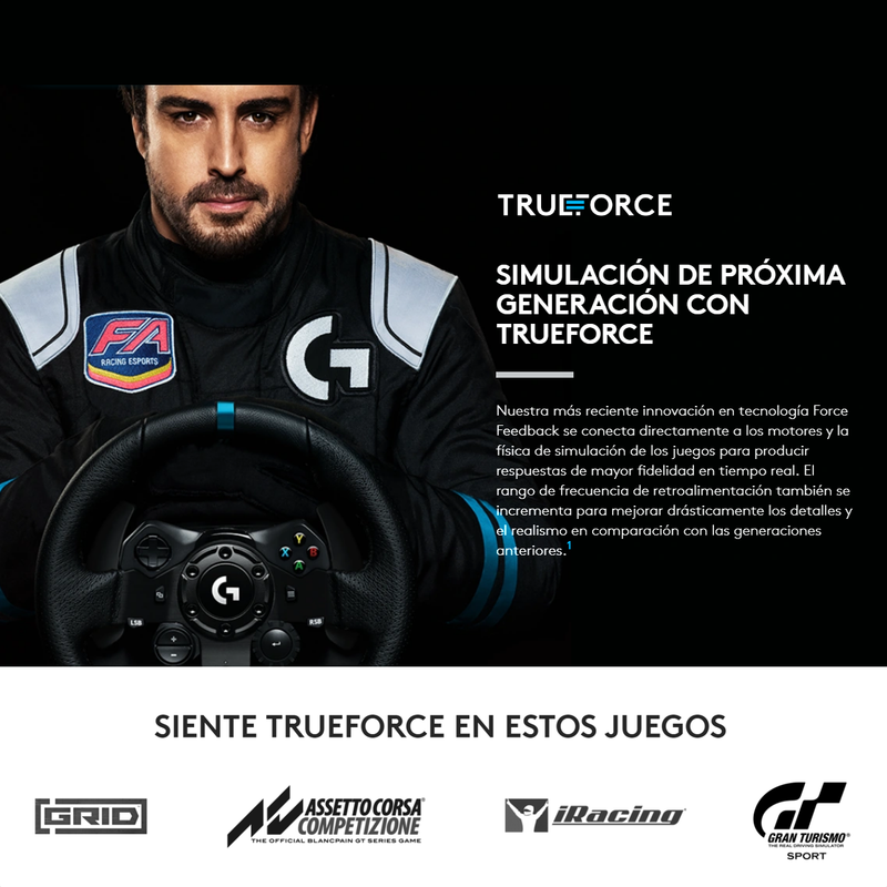Volante De Carreras Logitech G923 Trueforce, Pc / Ps5 | Ps4