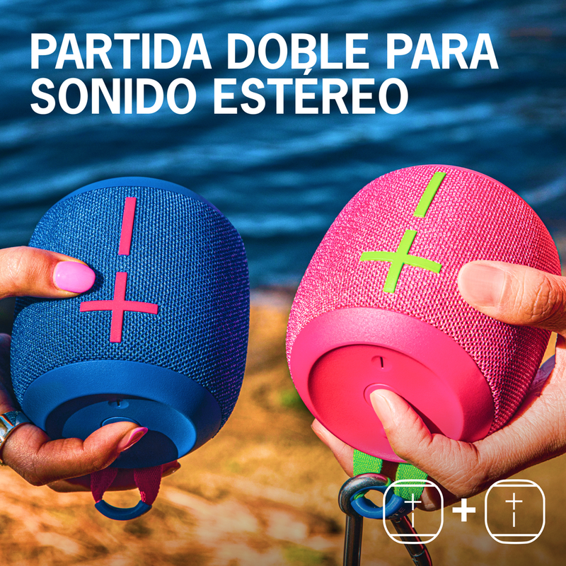 Parlante Impermeable Bluetooth Ultimate Ears Wonderboom 3 Hyper Pink