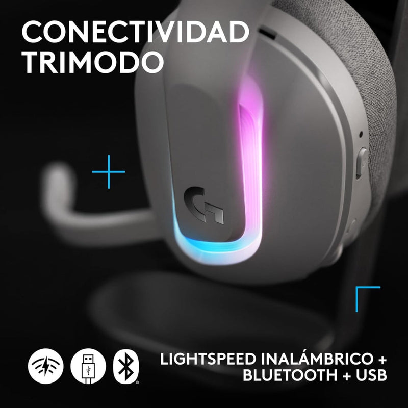 Auriculares Gamer Inalámbricos Logitech G522 Lightspeed Blanco