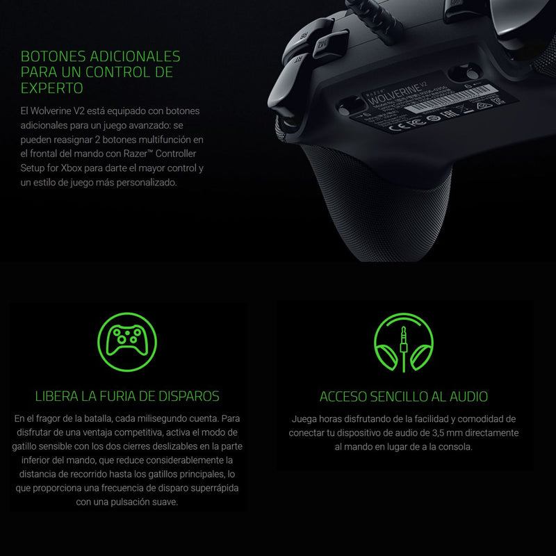 Razer Wolverine V2, Control Gamepad  Pc / Xbox