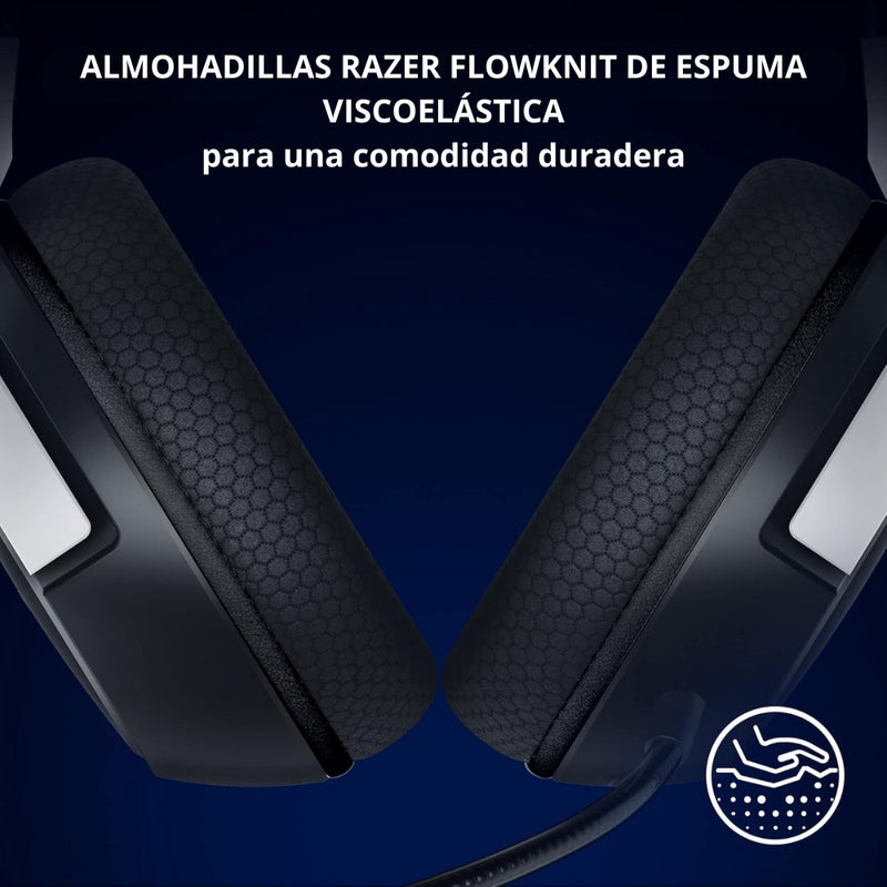 Audífonos Gamer Inalámbricos Razer Kaira HyperSpeed PS5 y PC Bluetooth y dongle 2.4GHz 30H Batería