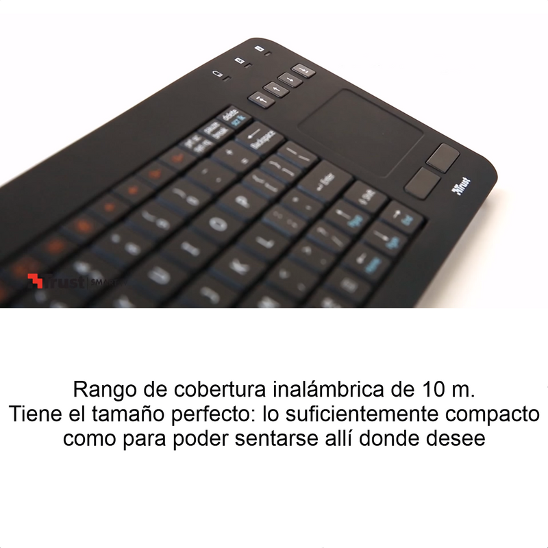 Teclado Trust Inalámbrico Con Touchpad Para Samsung Smart Tv