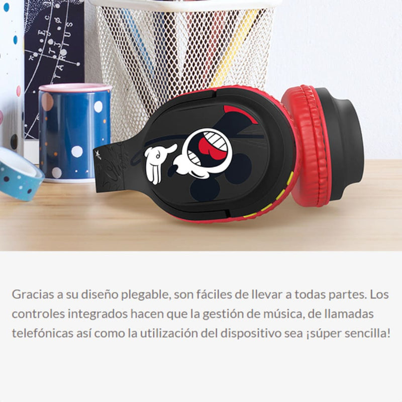 Diadema Inalámbrica Con Micrófono Xtech Edición Mickey Mouse