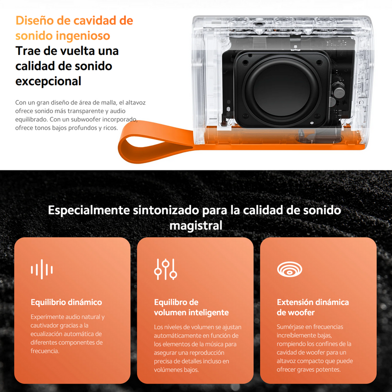 Xiaomi Sound Pocket, Parlante Inalámbrico Portátil Ip67 Tws