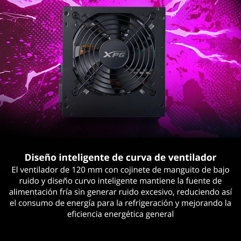 Fuente De Poder Gamer Para Pc, Xpg Probe Bronze 600w